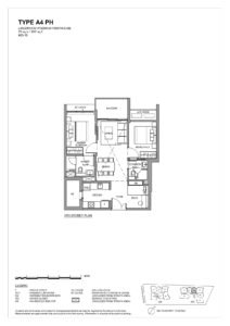 The-Hillshore-Floor-Plan-2-Bed-Premium-PH-Type-A4-PH