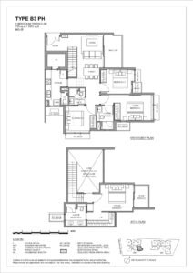 The-Hillshore-Floor-Plan-4-Bed-PH-Type-B3-PH